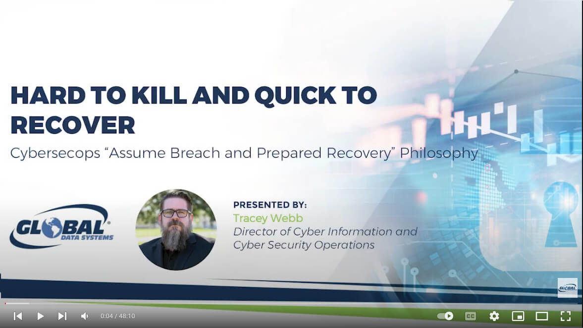 Hard to Kill and Quick to Recover: Cybersecops "Assume Breach and Prepared Recovery" Philosophy